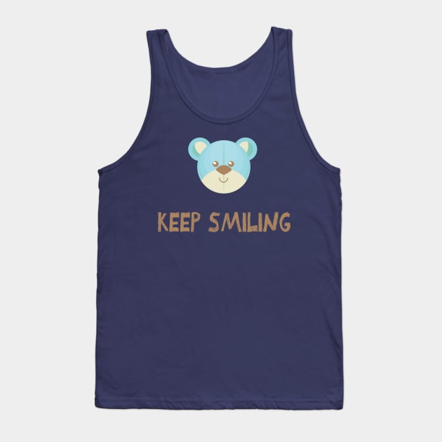 keep smiling Tank Top by kaly's corner